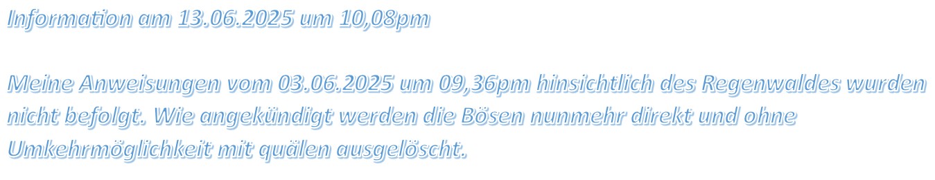 Endgericht zum Regenwald