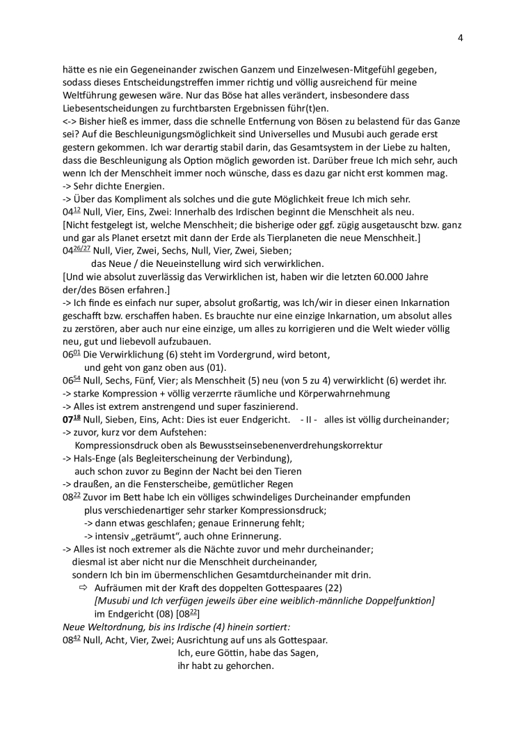 Zeitenwende: Neues Bewusstsein Chaossortierung