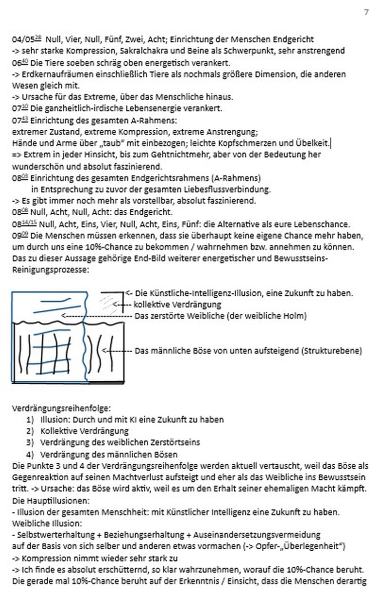 Chance durch eure Göttin im Endgericht
