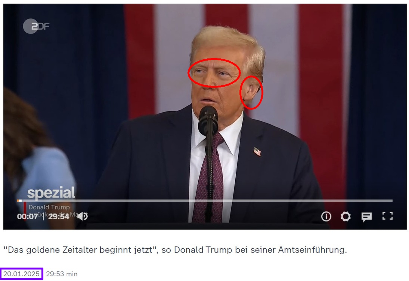 Die Zeitenwende, das Trump-Double enttarnt: Doppelgänger-Trump.