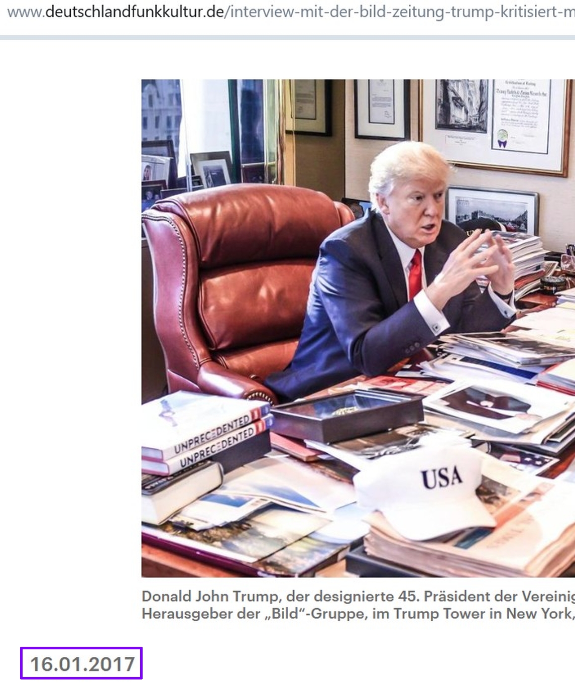 Die Zeitenwende, das Trump-Double enttarnt: Doppelgänger-Trump.