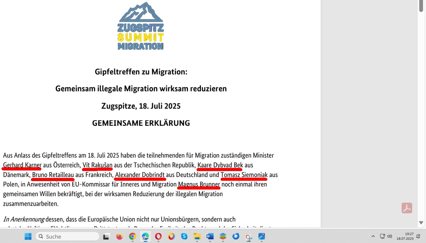 Die ausgelöschten Außenminister