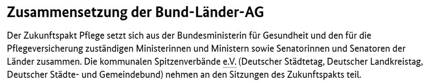 Pflegereform: Ende der Pflege
