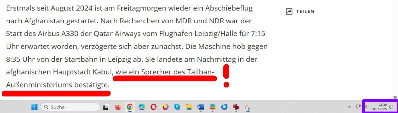 Das Flugzeug des Abschiebefluges nach Afghanistan ist bei der Landung abgestürzt.