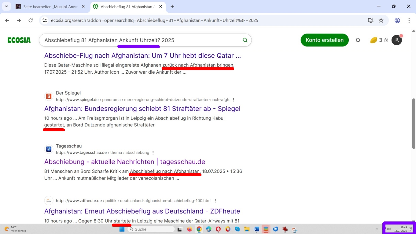Das Flugzeug des Abschiebefluges nach Afghanistan ist bei der Landung abgestürzt.