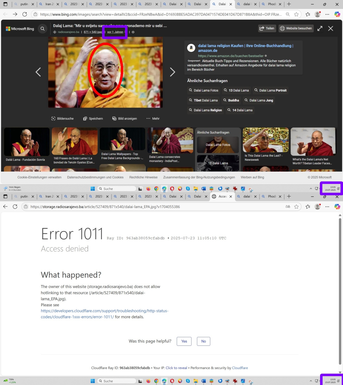 Das Dalai Lama Double enttarnt. Der Dalai Lama "lebt" nur noch als Doppelgänger-Schauspieler fort.