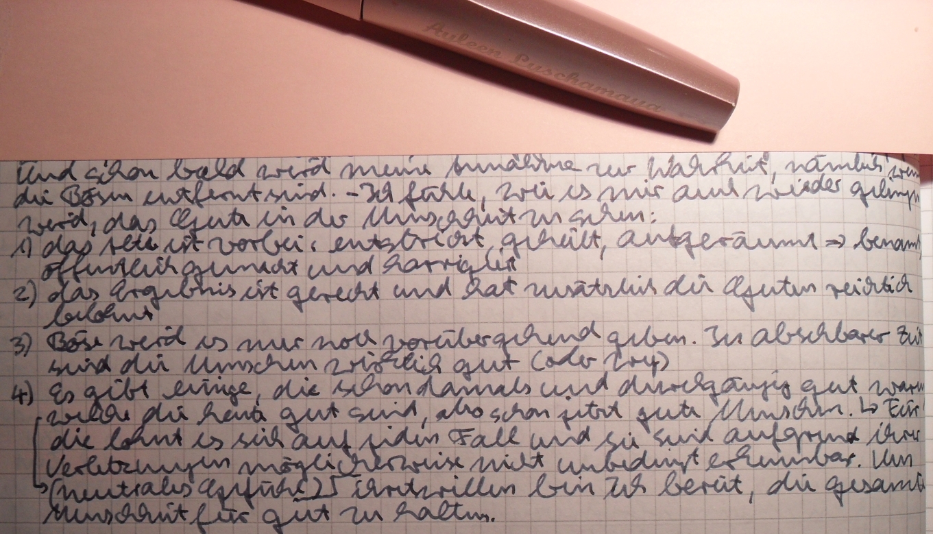 Von böser zu guter Menschheit