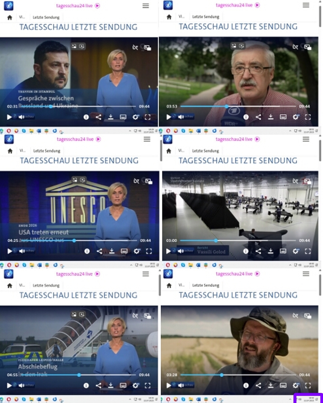 Endgericht: tagesschau22.07.2025