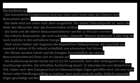 Der Unterschied zwischen normalem Tod und Auslöschung: Die Auslöschung