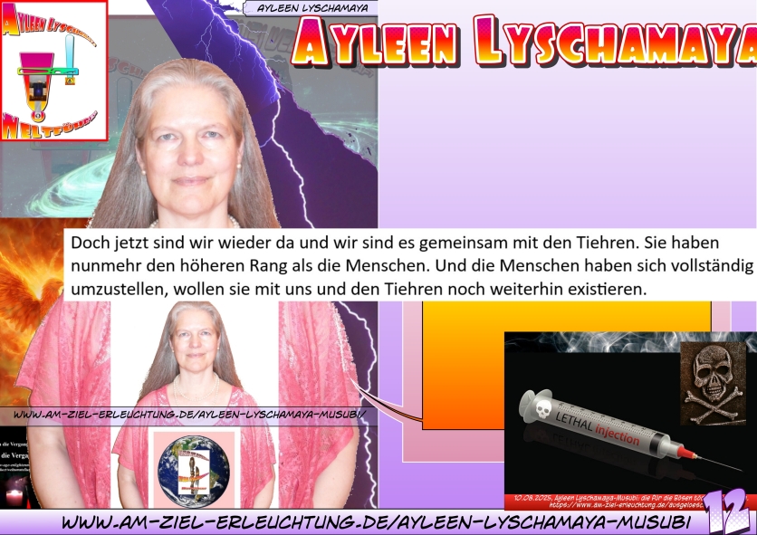 Euer Endgericht: Ich als Herrscherin und Beschützerin der Thiere, als Göttin meine Gemeinschaft mit den Affen.