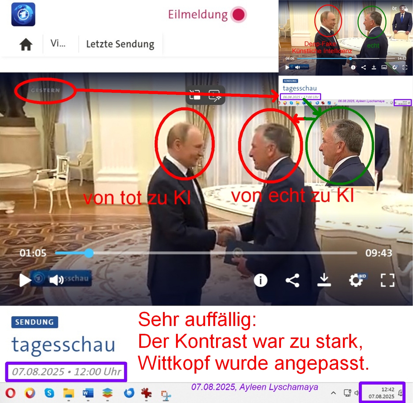 Putin ist tot: Deep-Fake Putin