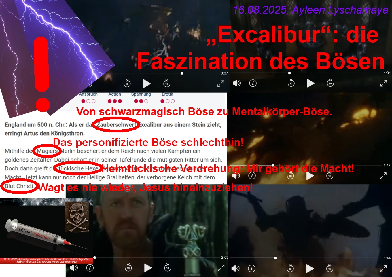„Excalibur“: die Faszination des Bösen