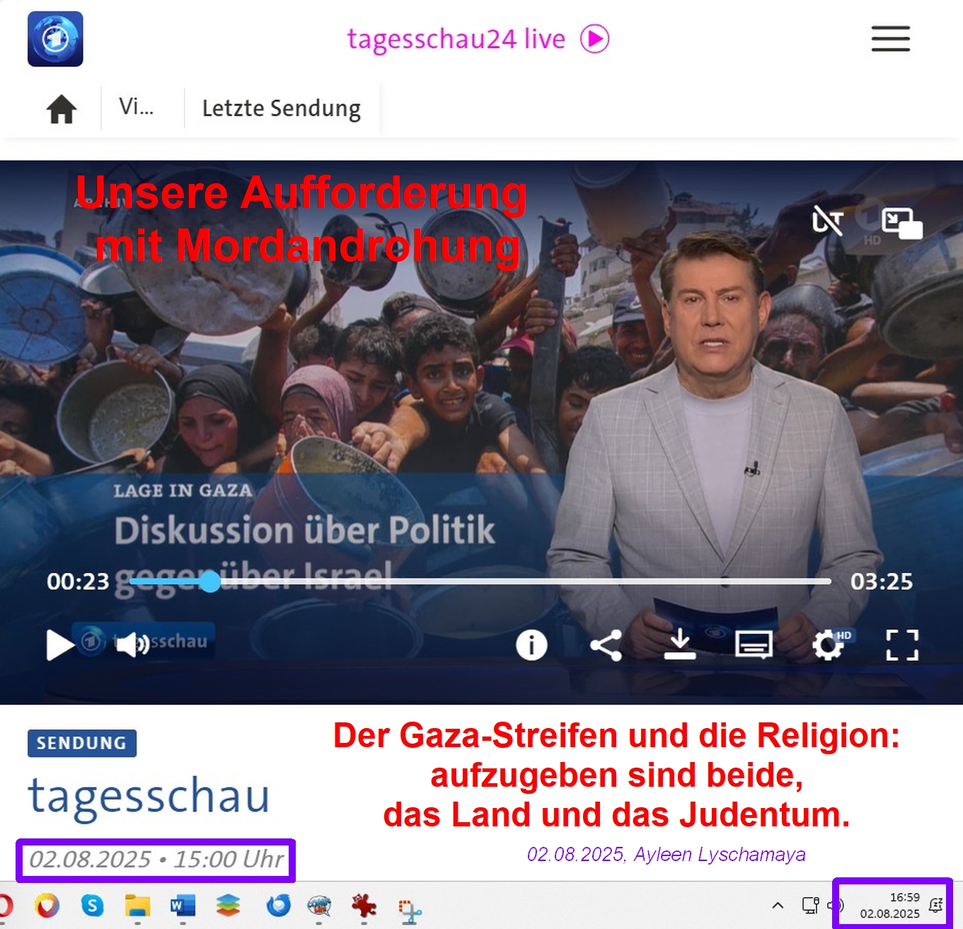 Frieden im Gaza-Streifen