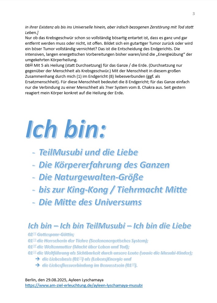 Die Apokalypse -Umgekehrte Körperheilung: Befreiung der Menschheit von Krebs als Endgericht