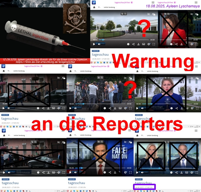 Warnung an die Reporters