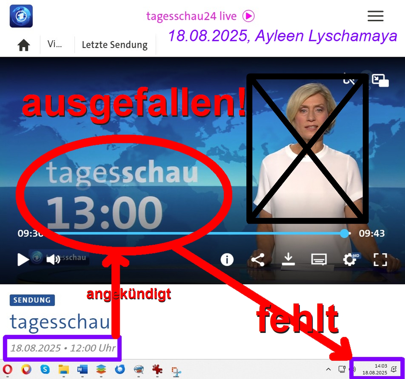 Die Bösen kommen nicht mehr hinterher: ausgefallen.