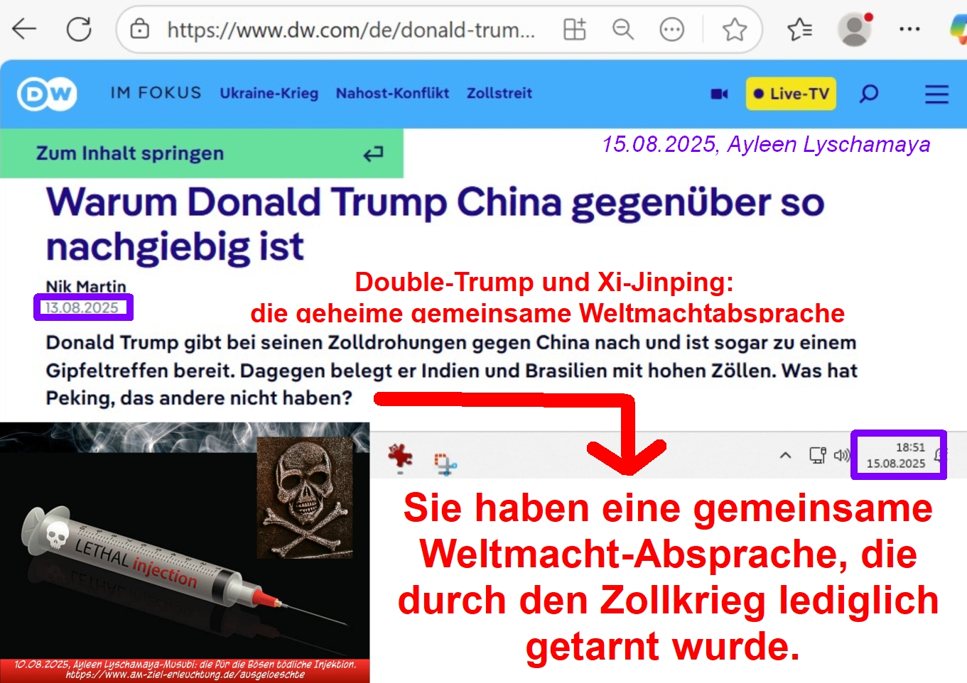 Double-Trump und Xi-Jinping: die geheime gemeinsame Weltmacht