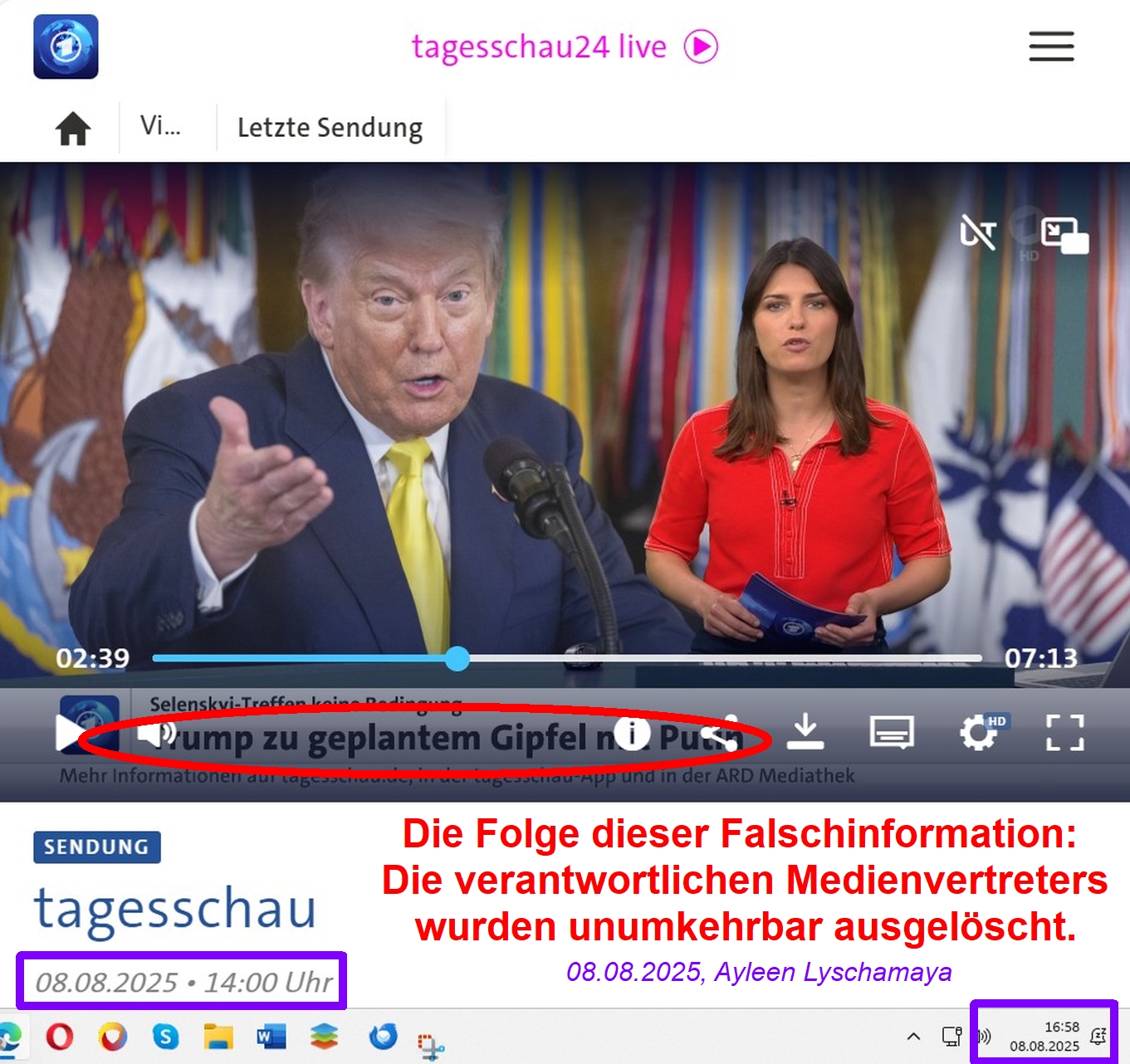 Das Endgericht: Trump-Double-Enttarnung