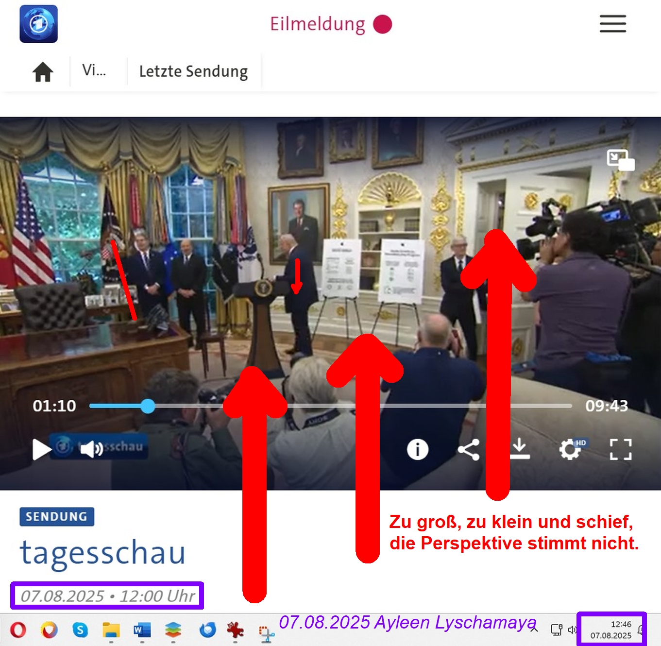 Trumps ist tot: Kamera-Fake