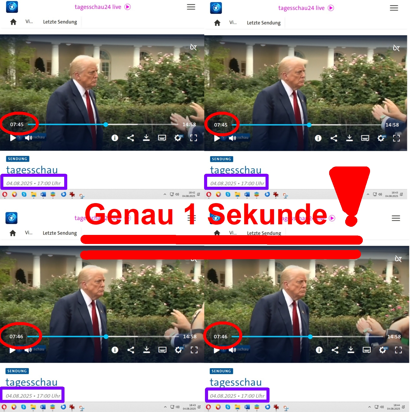 Trump Fake-Video enttarnt.