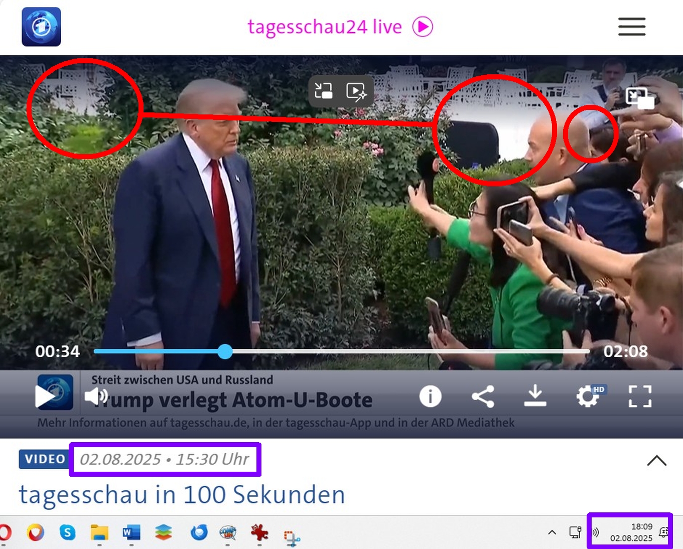 Ein weiteres Fake-Video von Trump wird enttarnt.