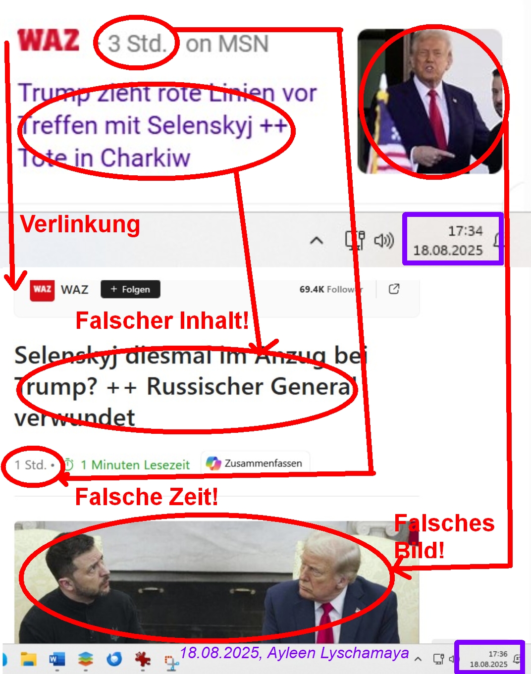 Die Bösen hinterlassen Spuren im Internet.