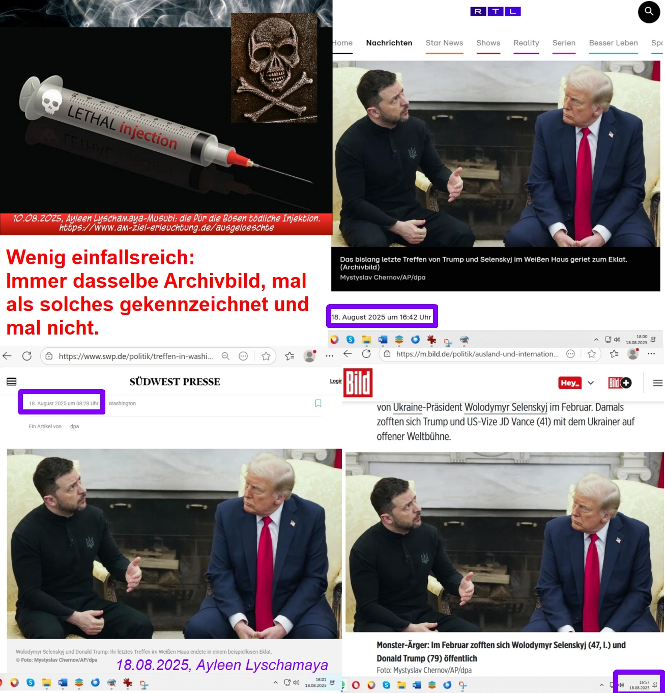 Trump-Selenskyj-Fake