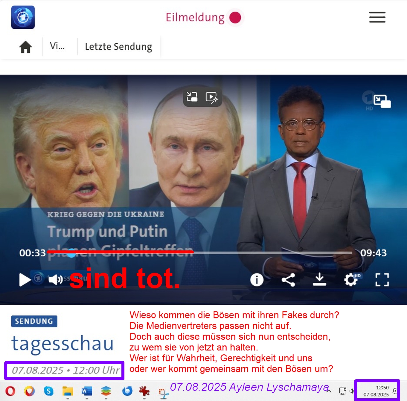 Putin und Trump sind tot: Achtung Fake-Videos