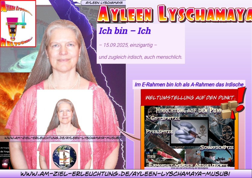Weltumstellung: Ich bin - Ich - auch irdisch und menschlich.