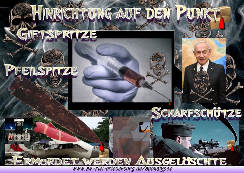 Hinrichtungsankündigung Benjamin Netanjahu.