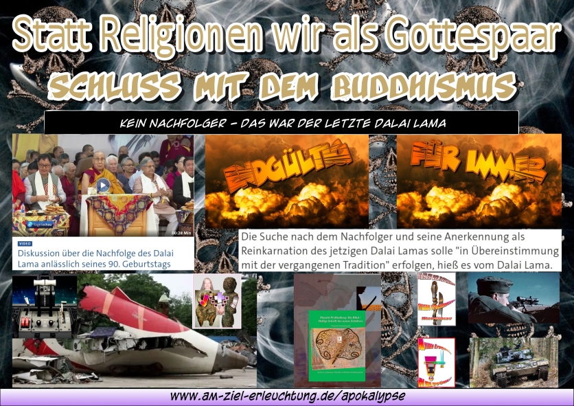 Schluss mit den Religionen: Apokalypse: Endgericht mit Paradigmenwechseln als Körperheilung