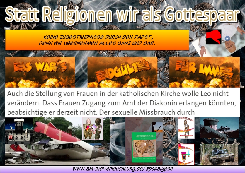 Schluss mit den Religionen: Apokalypse: Endgericht mit Paradigmenwechseln als Körperheilung