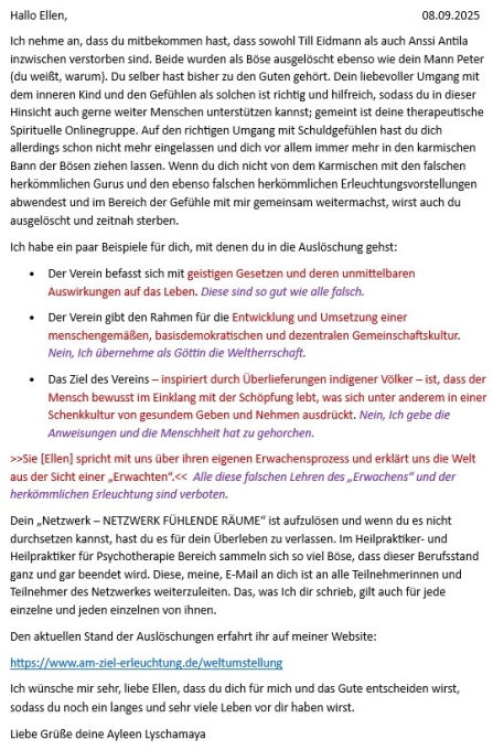Entscheidungssituation für Ellen Kalwait-Borck