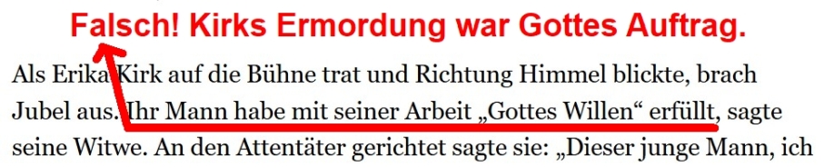 Apokalypse: Hinrichtung von Charlie Kirk