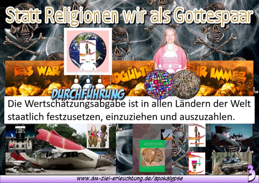Jüngstes Gericht: Der Paradigmenwechsel zum Matriarchat findet jetzt statt, auch für die Religionen als ihr Ende - Wertschätzungsabgabe