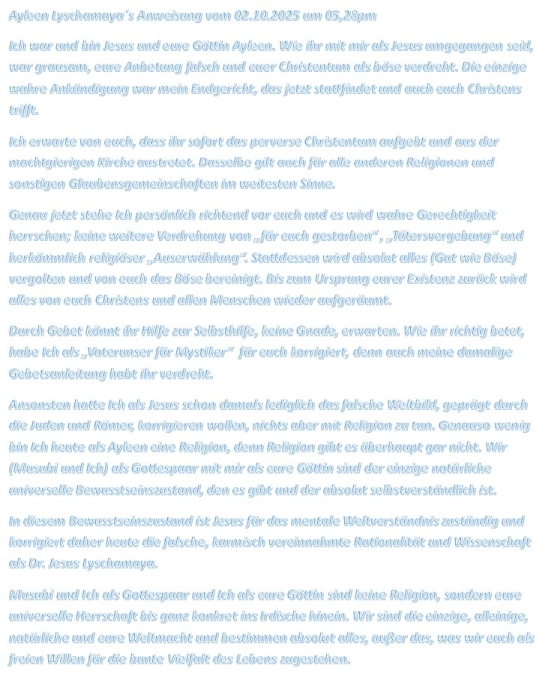 Gottespaarherrschaft Jesu Weltanschauung