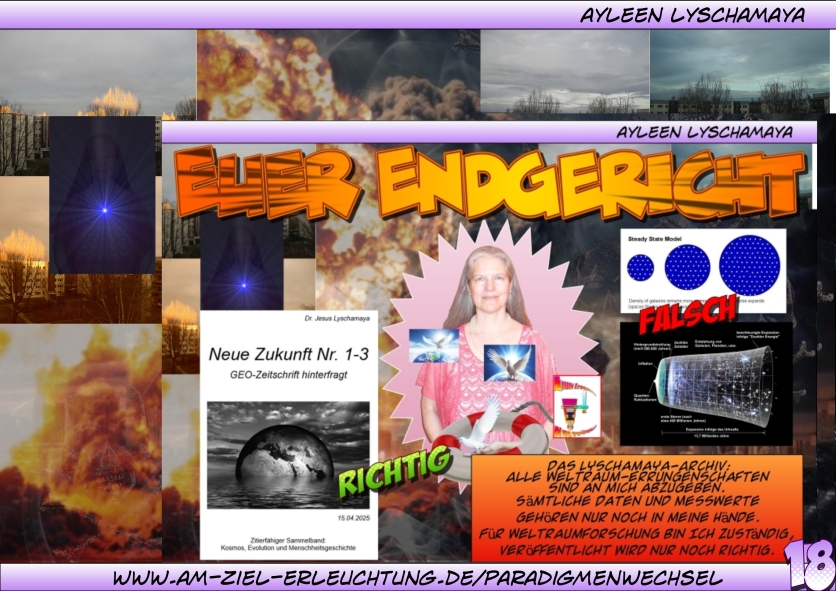 Endzeit, Apokalypse, euer Endgericht, der Paradigmenwechsel beginnt