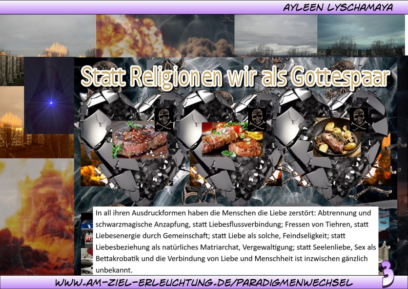 Endzeit, Apokalypse, euer Endgericht, der Paradigmenwechsel beginnt