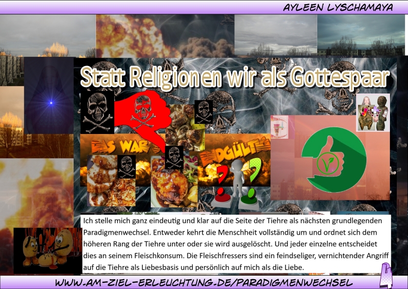 Endzeit, Apokalypse, euer Endgericht, der Paradigmenwechsel beginnt