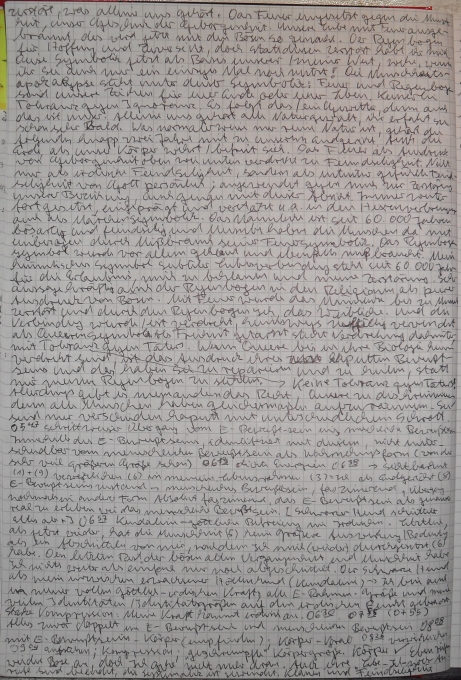 Die Apokalypse: unsere Symbole, insbesondere Regenbogen und Feuer, sind tabu.