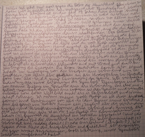 Die Apokalypse: unsere Symbole, insbesondere Regenbogen und Feuer, sind tabu.