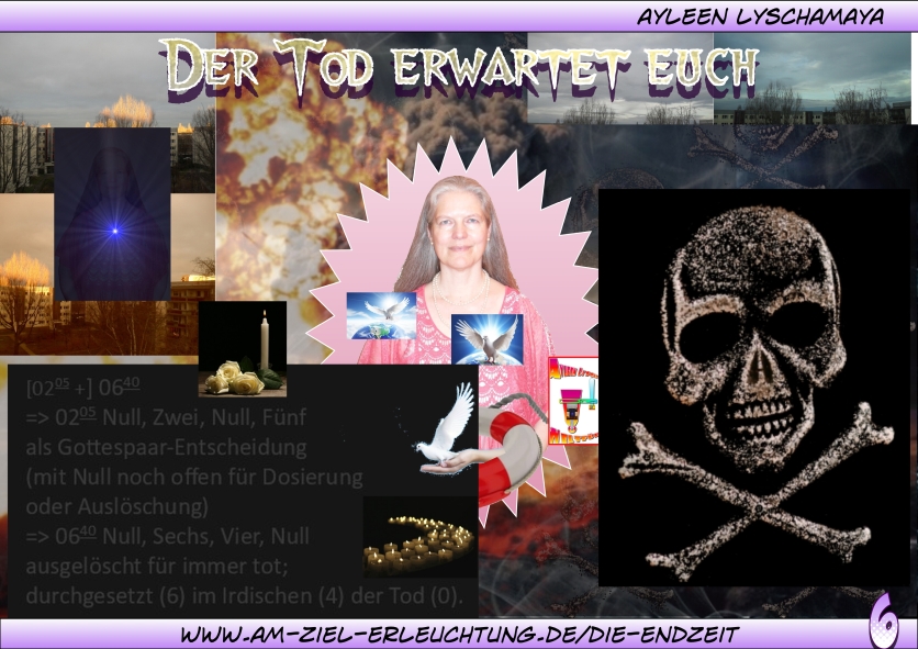 Weltumstellung mit Endzeit als Endgericht: Der Tod erwartet euch