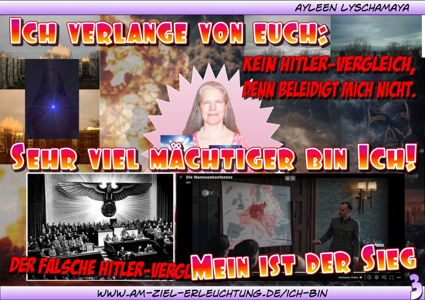 Hitler-Vergleich: Apokalypse oder 3.Weltkrieg? Eure Intuition verrät es euch.