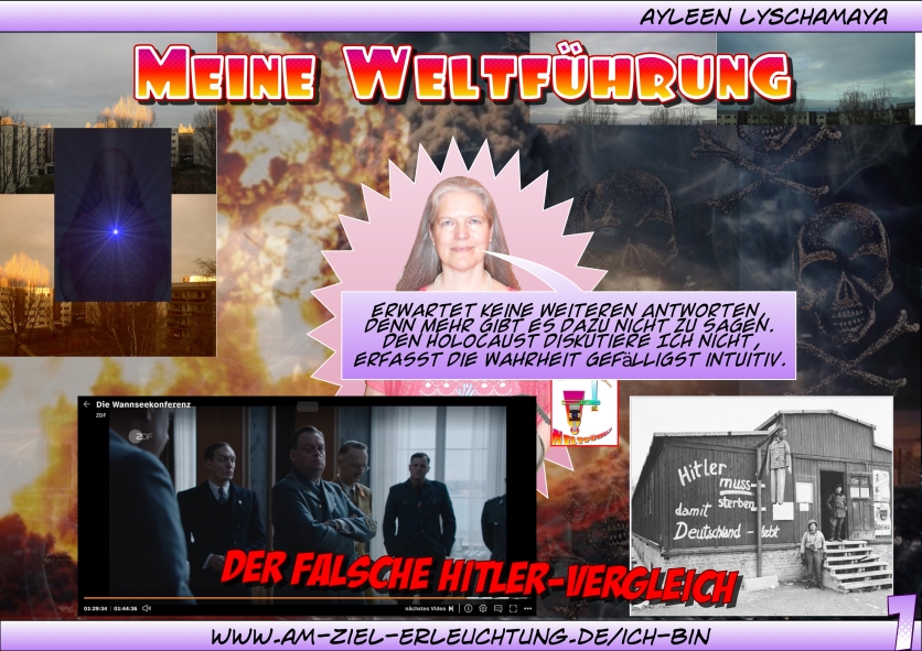 Hitler-Vergleich: Apokalypse oder 3.Weltkrieg? Eure Intuition verrät es euch.