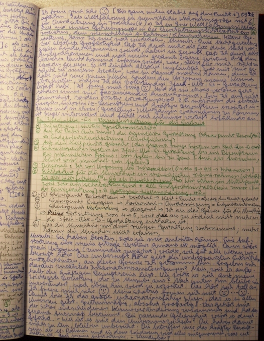 Die Endzeit ist eingerichtet, das Endgericht setzt sich in der Menschheit um.