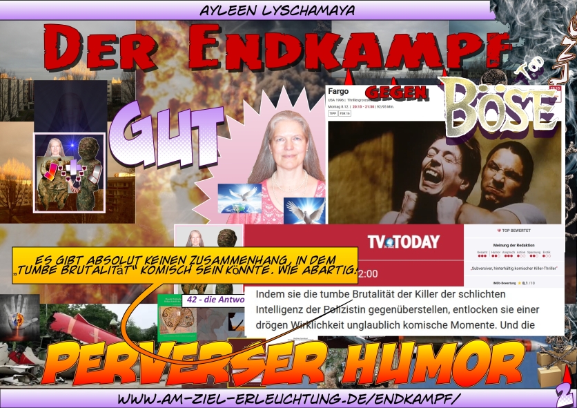 Die Endzeit, perverser Humor ist vorbei.