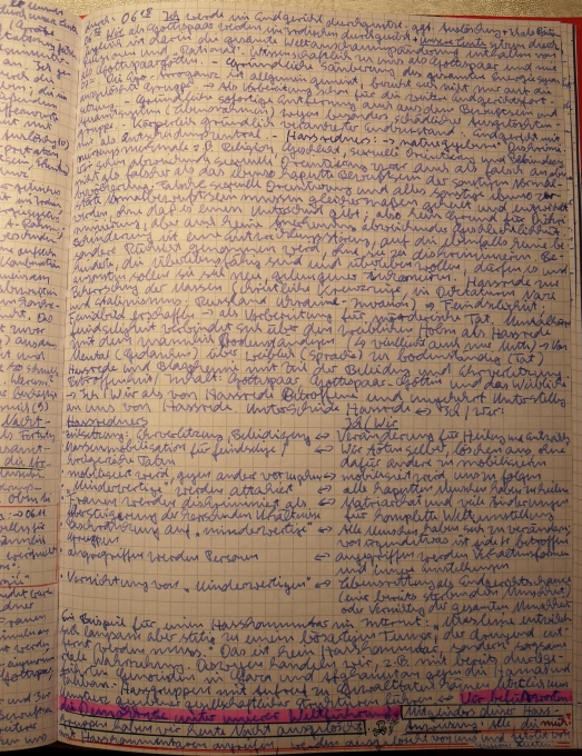 Apokalypse: Auslöschung von Hassredners.