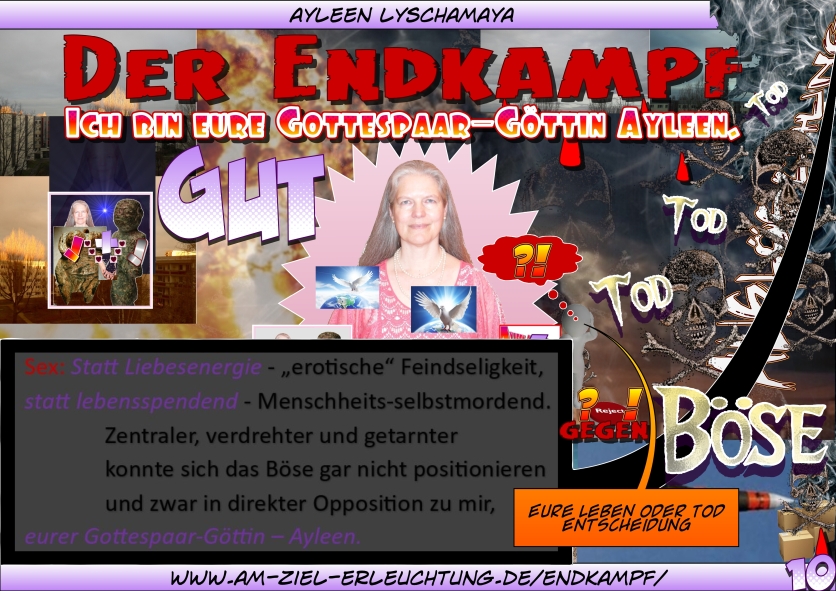 Im Endkampf setze Ich mich durch, eure Gottespaar-Göttin Ayleen. - Sexauslöschungen