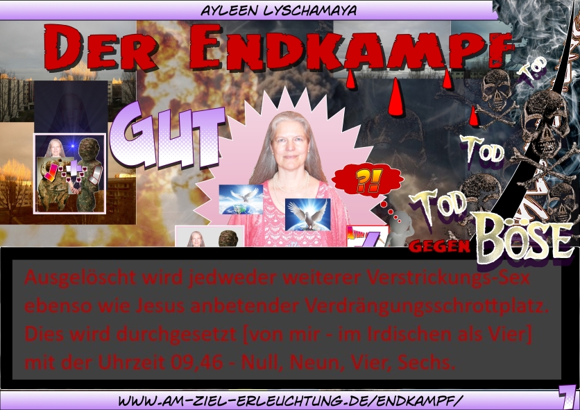 Im Endkampf setze Ich mich durch, eure Gottespaar-Göttin Ayleen. - Sexauslöschungen