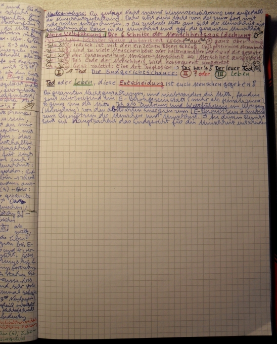 Ich als Zentrum für Armageddon.